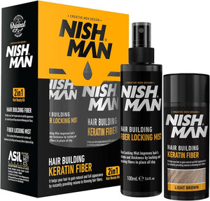 Nishman Hair Bulding Keratin Fiber Set
