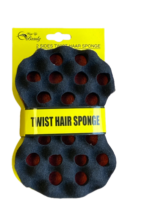 Wrap Up Beauty 2 Sides Twist Haar Sponge Small Size