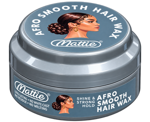 Afro Smooth Hair Wax Mattie Shine and Strong Hold Grey 150 ml
