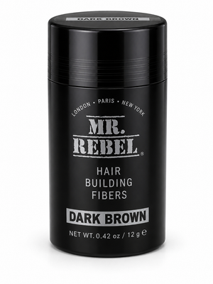 Mr Rebel Hair Building Fibers Wax Dark Brown 12 g
