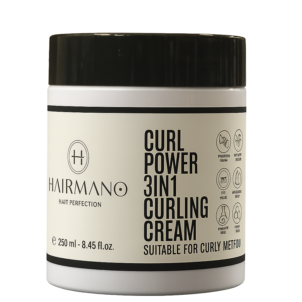 Hairmano Curl Power 3 in 1 Curling Cream 250 ml | Hairwaxshop