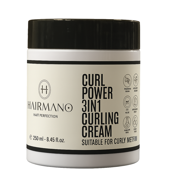 Hairmano Curl Power 3 in 1 Curling Cream 250 ml