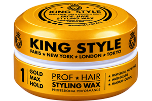 King Style Aqua Styling Wax Gold Maximum Hold 1 150 ml - Hairwaxshop