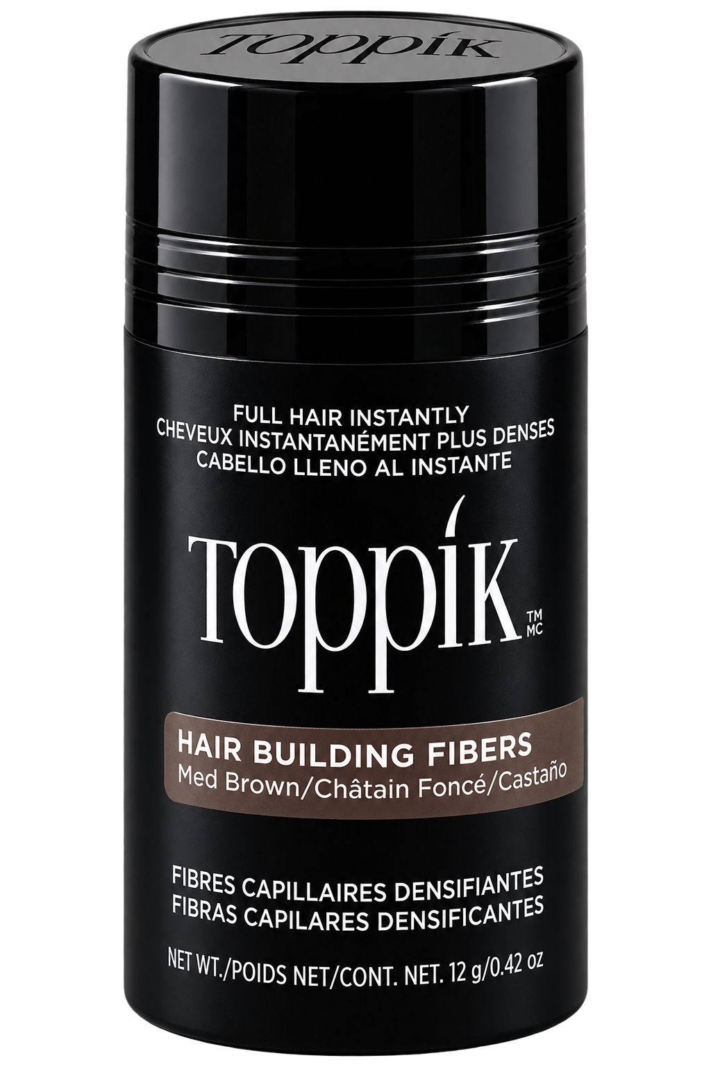 Toppik Hair Building Fibers Med Brown 12 g