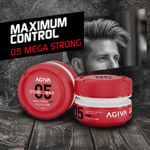 Agiva Hair Styling Aqua Wax Mega Strong Red 05 175 ml