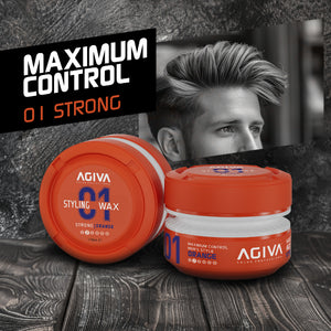 Agiva Hair Styling Aqua Wax Strong Orange 01 155 ml