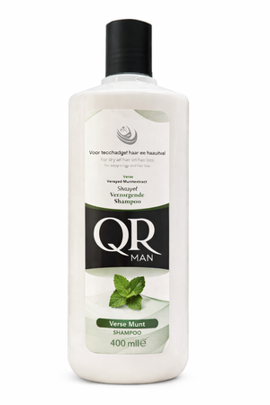 QR MAN Verse Munt Shampoo 400 ml - Hairwaxshop