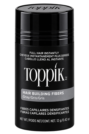 Toppink Hair Building Fibers Gray 12 g
