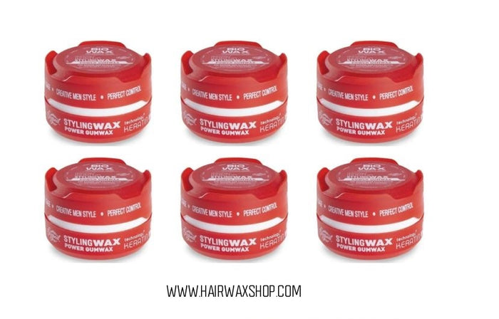 Bio Wax Keratin Styling Wax Power Gumwax 6 stuks