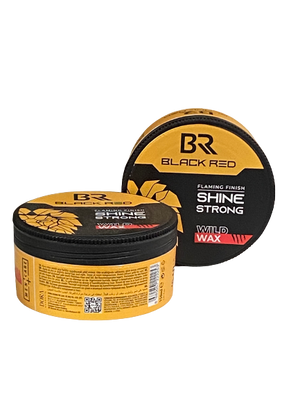 Black and Red Flaming Finish Shine Strong Wild Wax 150 ml