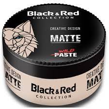 Black & Red Matte Wild Matte Hair Wax 100 ml