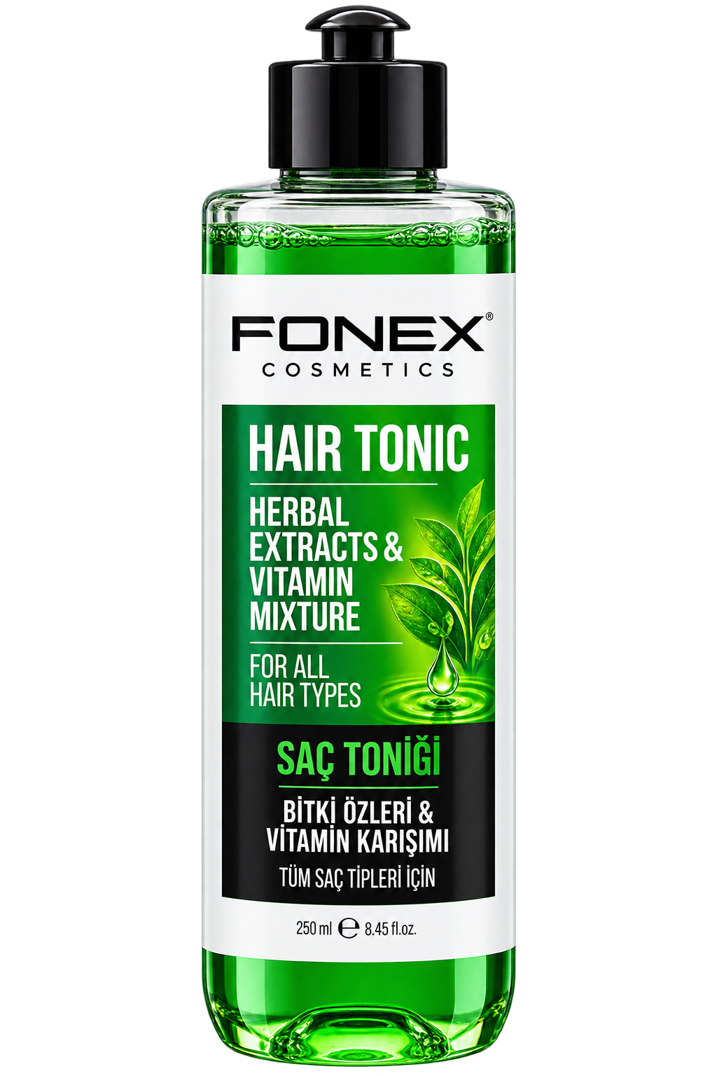 Fonex Hair Tonic Herbar Extracts and Vitamin Mixture 250 ml