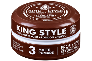 King Style Hair Styling Wax Matte Pomade 3 150ml - Hairwaxshop
