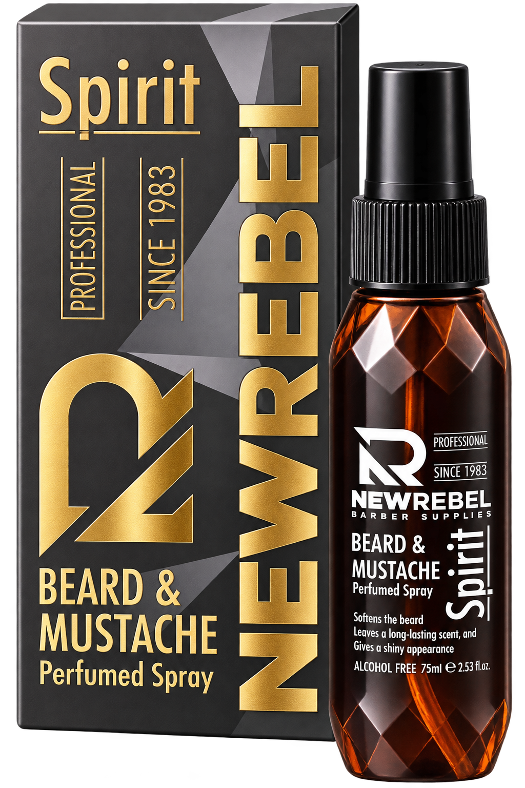 New Rebel Beard and Mustache Perfumed Spray Spirit 75 ml