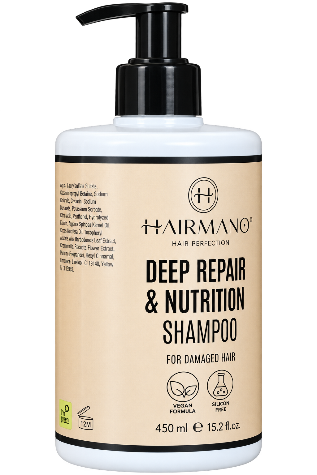 Hairmano Deep Repair and Nutrition Shampoo 450 ml