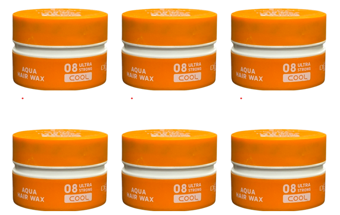 Detreu Aqua Hair Wax 08 Ultra Strong Cool 08  6 Stuks