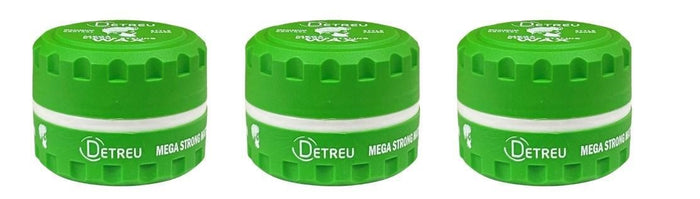 Detreu Hair Styling Wax Mega Strong Matt 3 stuks