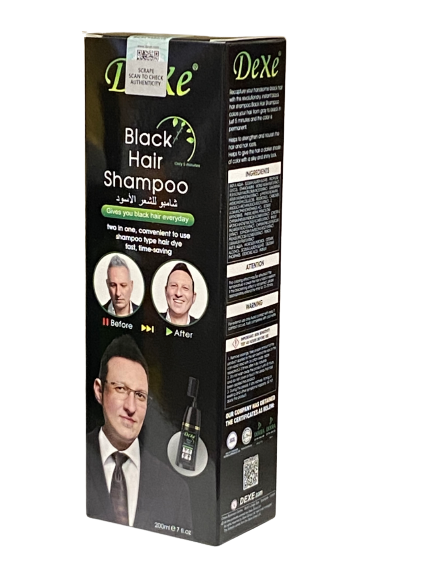 Dexe Black Hair Shampoo Professional 200 ml