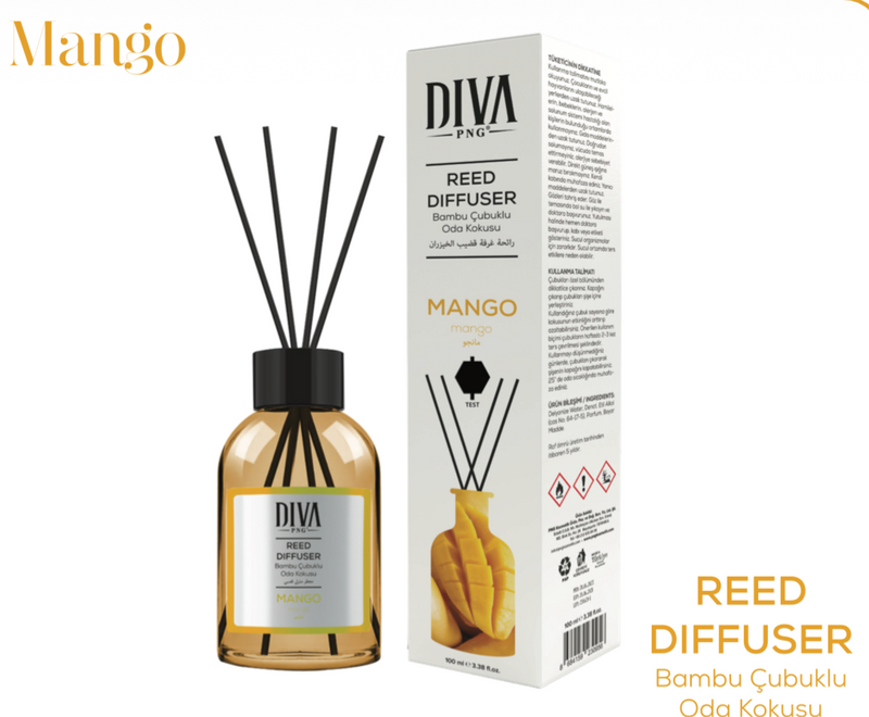 Diva Reed Diffuser Mango 100 ml | Hairwaxshop