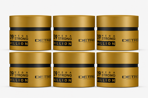 Detreu Aqua Hair Wax 09 Mega Strong Million 6 stuks