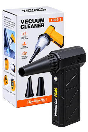 Vacuum Cleaner F049-1 – Compact Cordless Cleaning Vacuum with LED Light