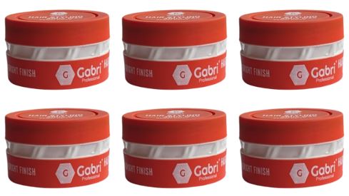 Gabri Hair Styling Aqua Wax Bright Finish 6 stuks