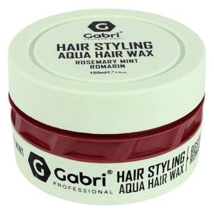 Gabri Hair Styling Aqua Hair Wax Rosemary Mint 150 ml