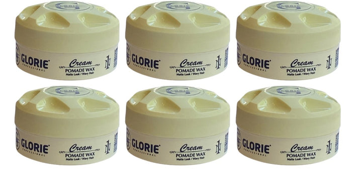 Glorie Cream Pomade Wax Matte Look 6 stuks