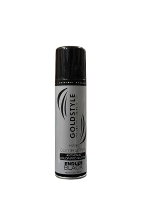 Gold Style Hair Color Spray Anti-Fade Color Protection Endles Black 300 ml