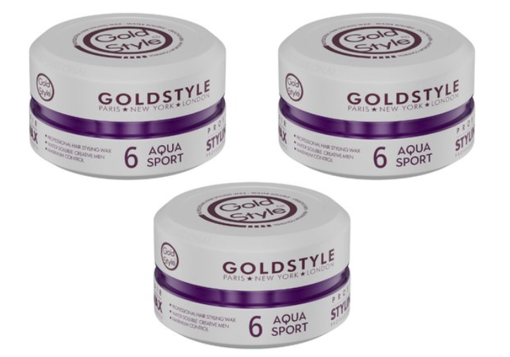 Gold Style Styling Wax  Aqua Sport 3 Stuks
