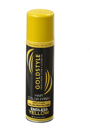 Gold Style Hair Color Spray Anti-Fade Color Protection Endles Yellow 300 ml