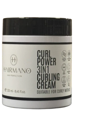 Hairmano Curl Power 3 in 1 Curling Cream 250 ml