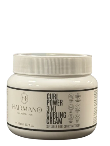 Hairmano Curl Power 3 in 1 Curling Cream 450 ml