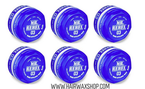 MR REBEL 03 HAIR STYLING WAX BLUE 6 STUKS