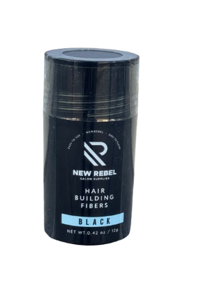 New Rebel Hair Building Fibers Black 12 g