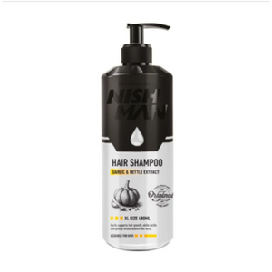 Nishman Garlic and Nettle Extract Hair Shampoo 400 ml