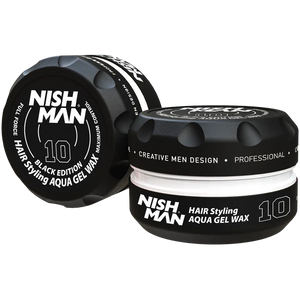 Nishman Hair Styling Aqua Gel Wax 10 – Ultra Hold – 150 ml