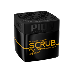 Pion Black Edition Scrub Face Body Apricot 340 ml
