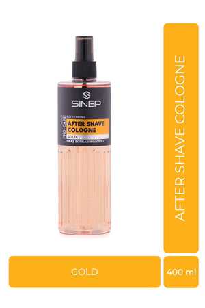 SINEP REFRESHING AFTER SHAVE COLOGNE GOLD 400 ML - Hairwaxshop