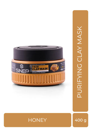 SINEP PURIFYING CLAY MASK HONEY 400 ml - Hairwaxshop