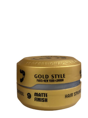 Gold Style Styling Wax 9 Matt Finish 150 ml - Hairwaxshop