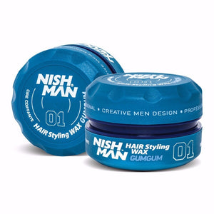 Nish Man Hair Styling Wax Gumgum 150 ml - Hairwaxshop