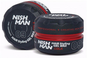 Nish Man Hair Styling Gel Wax Cola 150 ml - Hairwaxshop