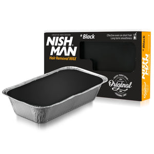 Nishman Professional Depilatory Hard Wax Black - Hairwaxshop