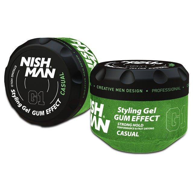 NISHMAN Gum Effect Hair Styling Gel Casual 300 G