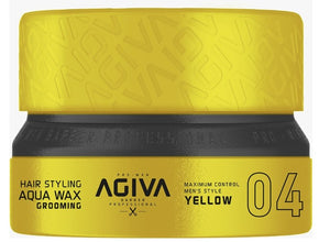 Agiva Hair Styling Aqua Wax Grooming Yellow 04 155 ml