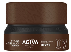 Agiva Hair Styling Aqua Wax Pomade Brown 07 155 ml