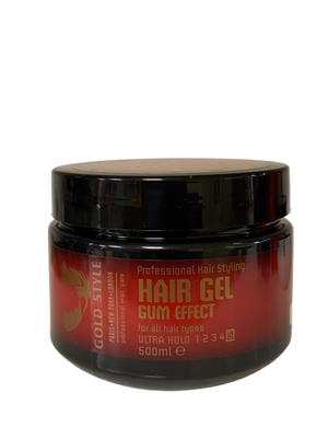 Gold Style Gum Effect Ultra Hold Hair Gel 500 ml - Hairwaxshop