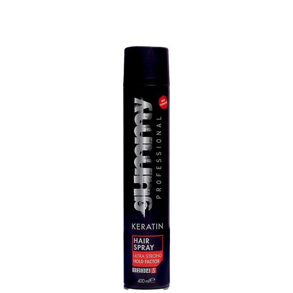 Gummy Professional Keratin Hair Spray Ultra Strong Hold Factor 5 400 ml