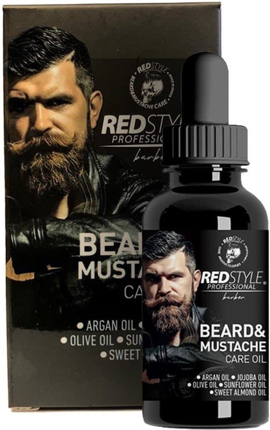Red Style Beard&Mustache Care Oil Serum